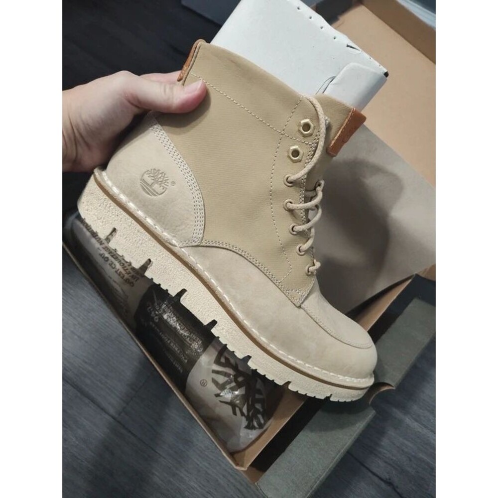 light beige Timberland Westmore boots men's hommes shoes new box original size 9